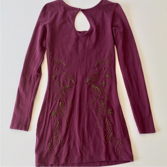 Free People Lady in Waiting Embroidered Bodycon Dress - Picture 5 of 9